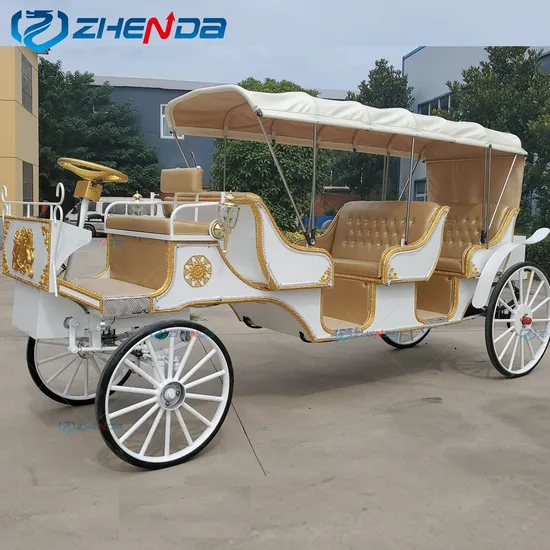 High Quality Wedding Horse Carriage/Semi Horse Trailers/Sightseeing Horse Carts for Sale