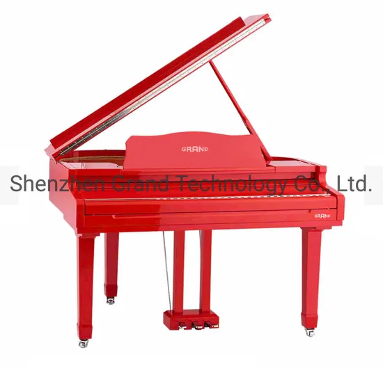Digital Grand Piano Black Polish 88 Keys Keyboard Piano with Multi-Voices Red Polish Digital Grand Piano