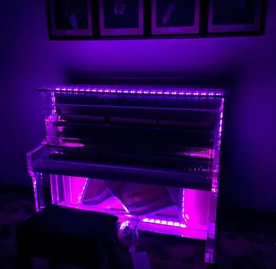 Custom 125cm Upright Acrylic Home Hotel Crystal Piano