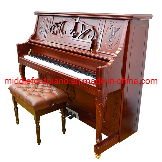 Middleford Walnut 126 Upright Piano with Free Adjustable Bench
