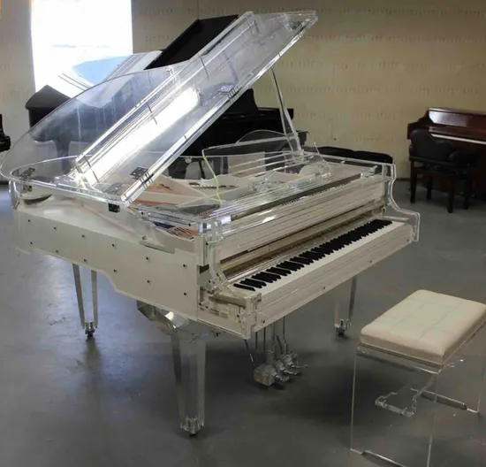 Competitive Price Custom Luxury Professional Glass Transparent Grand Acrylic Crystal Piano