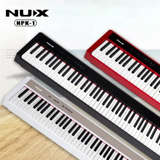 Portable Digital Piano Nux Brand 88 Keys Electronic Organ Professional Keyboard Piano