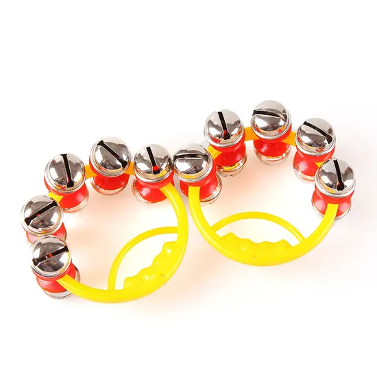 Baby Plastic Hand Bell Baby Rattles Musical Toy Hand Bell