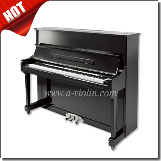 Black Polished Acoustic Upright Piano/88 Keys Silent Piano (AUP-121T)