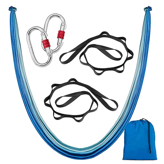 Best 5m Anti-Gravity Flying Yoga Swing Set Soft Polyester Fabric Aerial Yoga Hammock