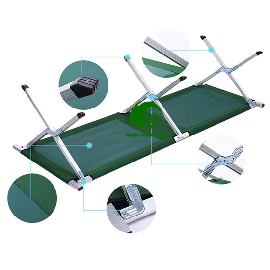 Kango Heavy-Duty Aluminum Camp Bed for Military Use
