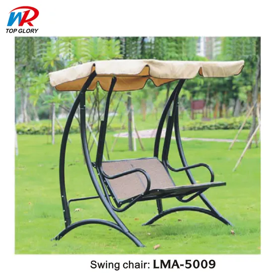 Modern Outdoor Patio Swing Chair Two Seat Patio Swing Wicker Chair