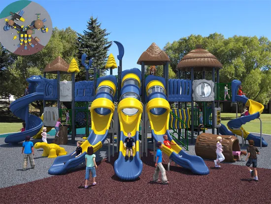 (Featured!) Kaiqi Large Prehistoric Series Children′s Outdoor Playground (KQ500002A)