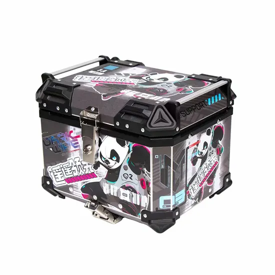 Motorcycle Rear Trunk Aluminum Alloy Luggage Box Durable Trunk