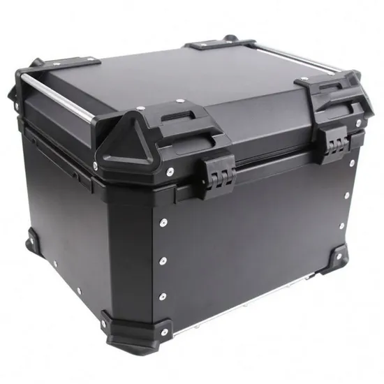 806 Customized Motorcycle Luggage Tail Box 65L/Alu/Aluminum Motorcycle Side Box Aluminum Tail Box Rear Case Motorbike Storage Luggage Cases