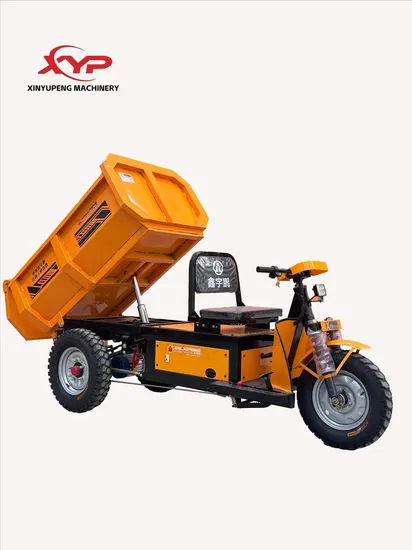Electric Tricycle for Engineering with Automatic Unloading Hydraulic