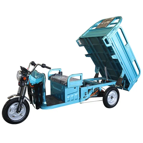 Cheap Electric Tricycle 1200W DC Motor Dumping Electric Cargo Tricycle for Adult Open 3 Seat Electric Motorcycle