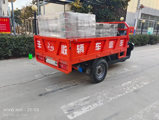 Heavy-Duty Electric Tricycle for 3-4 Ton Cargo Transport