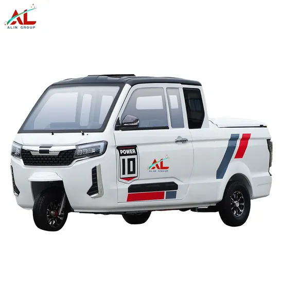 Factory Directly Electric Cargo Truck Electric Pickup for Cargo and Passenger 3 Seats Electric Tricycle