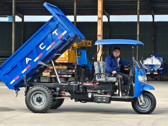 Heavy Ton Agricutural Adult High Quality Dumpe Diversified Power Mature Transportation Diesel Tricycle