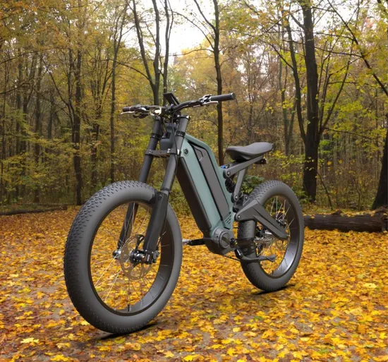24 Inch Softtail Electric Motorcycle 1000W Central Motor Aluminum Alloy Electric Bike