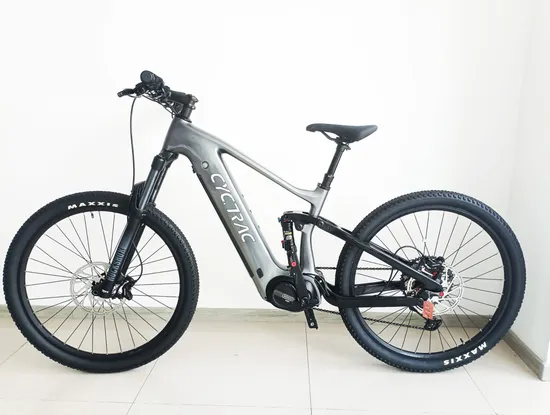 High-Performance Full Suspension Carbon MID Drive Electric Mountain Bike for Adventurers