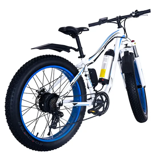 2023 New Fashion Design 26 Inch Fat Tire 750W Lithium Battery Electric Bike for Adults