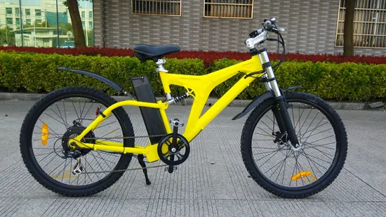 Disc Brake Mountian E Bike Front Fork Suspension Electric Bicycle