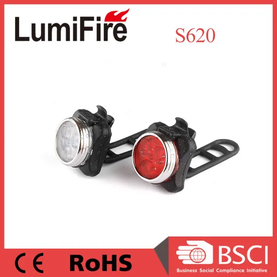 Uper Bright Front Headlight and Rear LED Bicycle Light USB Rechargeable Bike Light Set