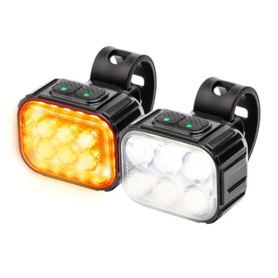 New Ipx6 Powerful 350 Lumen Bike Headlight with Independent DRL Daytime Running Light Rechargeable Bicycle Headlight