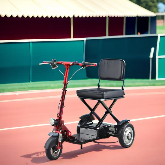 Medical Products 3 Wheel Daily 350W Brushless Motor Adult Folding Electric Motorcycle Luggage Scooter