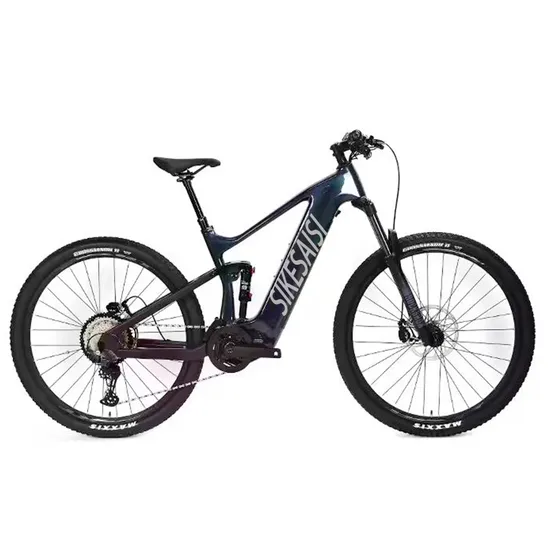 CE Approval Carbon Fiber Shimano 12s 48V250W 500W Mountain Electric Bike with Air Fork