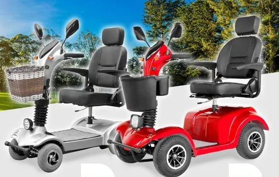 Folding 4 Wheel Best Seller Electric Mobility Scooter with Front LED Light