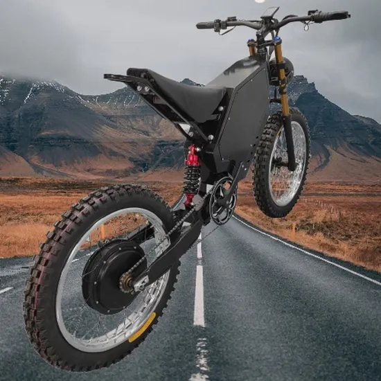 1000-9000W Ebike Range 40km-200kmf Rame High Carbon Steel Electric Bike