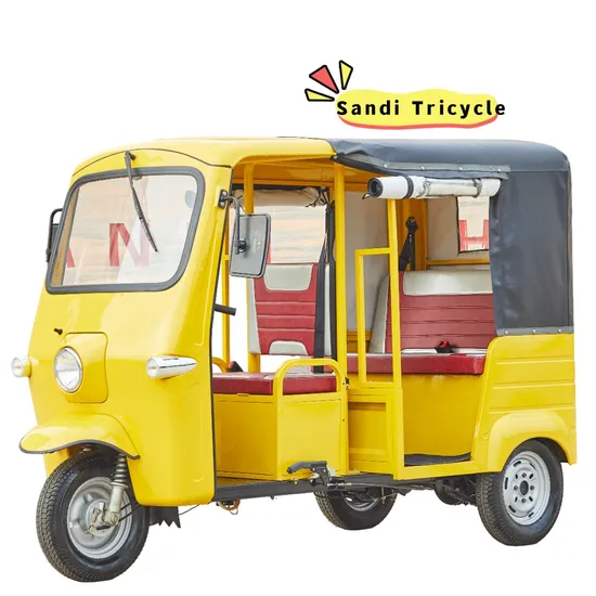 Electric Passenger Tricycle with 6-Seats Taxi Passenger Rickshaw Tricycles