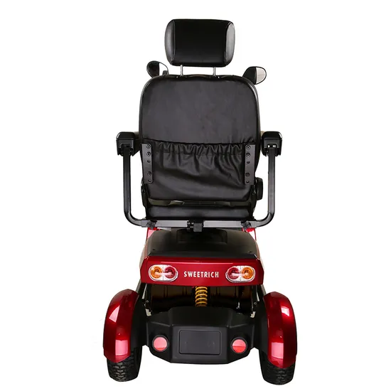 Outdoor 24V/1000W 4 Wheels Mobility Four Wheel Heavy-Duty off-Road Electric Elderly Scooter Max Speed at 15km/H EEC Approval