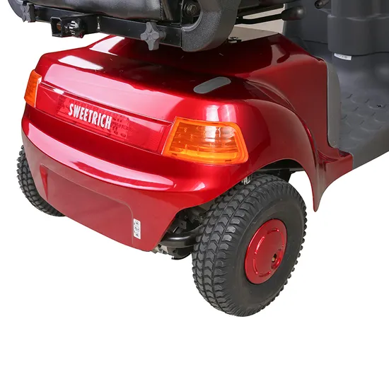 24V/400W Four Wheel Moter Outdoor Travel Disabled EEC Electric Motorized Mobility Scooter for Disabled Handicapped Elderly People