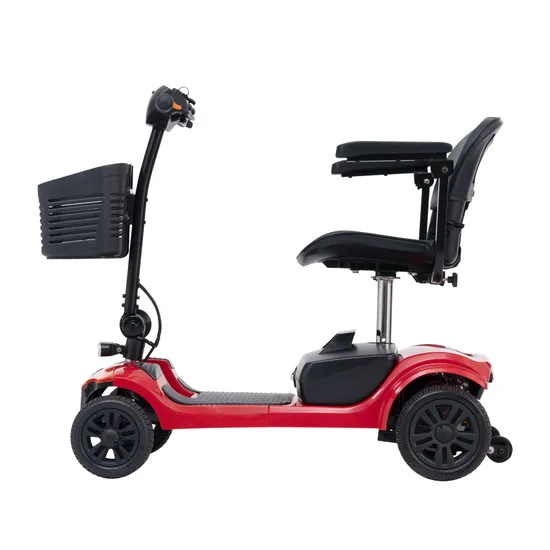 Travel Adult Folding Lithium 24V12ah 24V/300W Handicap Power Folding Portable Four Wheel Mobility Disabled Elderly Electric Handicapped Scooter Moped