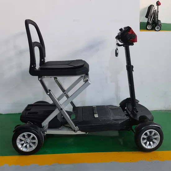 Elderly Folding Portable Disabled off Road Four Wheel Electric Senior Mobility Scooter