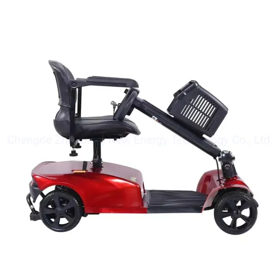 China Folding Handicapped Mobility Scooters Electric Senior Mobile 4-Wheel Electric Scooter Foldable