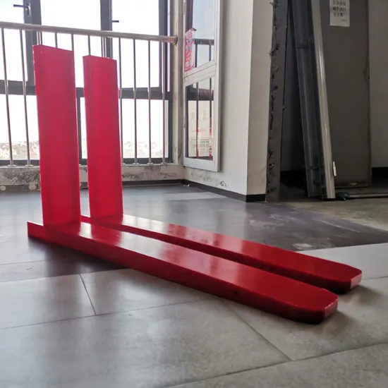 16ton 90*180 Heavy Duty Shaft Type Forklift Lifter Forks Good Hardness