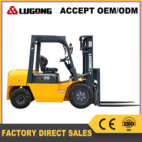 China Factory Prices LC-30 3-Ton Internal Combustion Balance Forklift