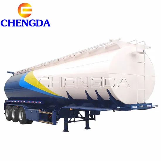 3axle 13ton Gas Fuel Oil Semi Trailer Used Fuel Tanker Trailer