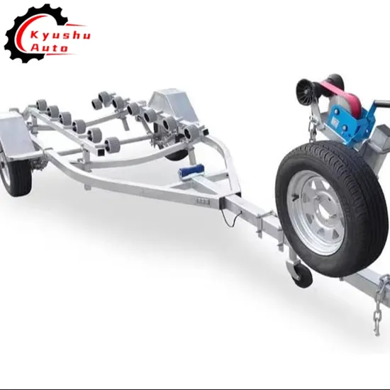 Boat Trailer Aluminum Trailer Can Be Customized Single Axle for Fishing-Boat or Marine Towing Trailer or Inflatable Boat