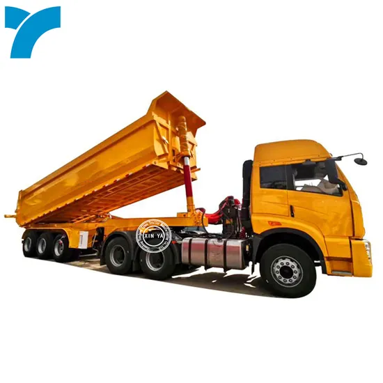 Rear Dump Tipper Truck Trailer 50tons Trailer Tipper Trailer 3 Axle Dump Trailer Tractor Dump Trailers