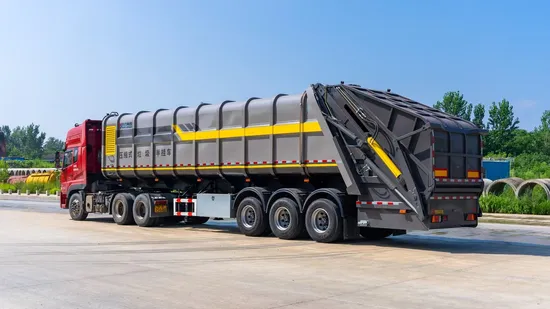 50cube Semi-Trailer Traction Compressed Garbage Truck Large Semi-Trailer Towed Garbage Transport Truck