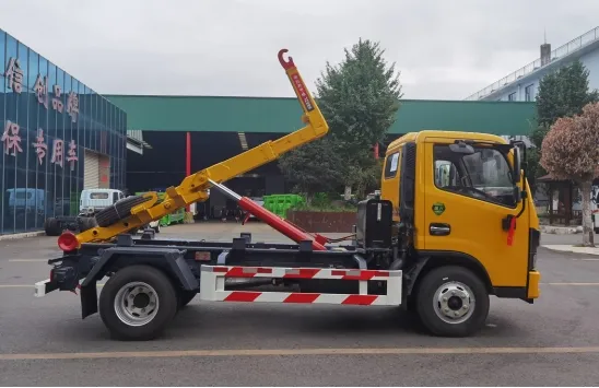 Dongfeng Hook Lift Garbage Truck Bin Trailer Garbage Trucks