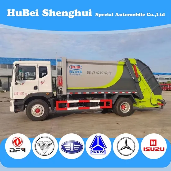 Heavy Duty Dongfeng Brand 15cbm 17m3 Garbage Compactor Truck