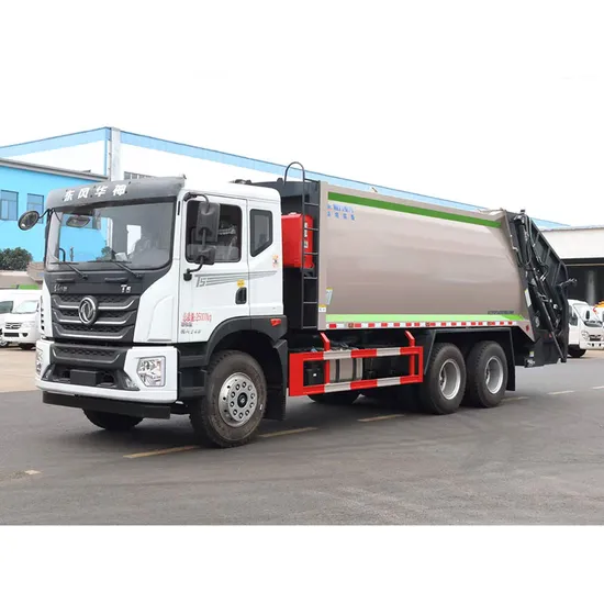 Dongfeng 6X2 20 Cubic Meter Compressed Garbage Truck, Sealed Garbage Truck, Household Garbage Recycling and Transfer Truck, with a Capacity of 15-18 Tons