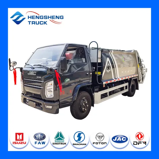 Heavy-Duty 6-Ton Waste Compactor Truck for Efficient Waste Management