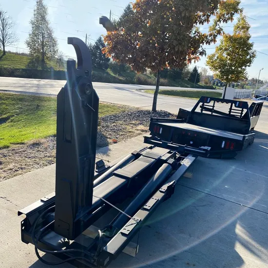 Hooklift Hoist Systems Hydraulic Hook Crane Self Loading Garbage Truck