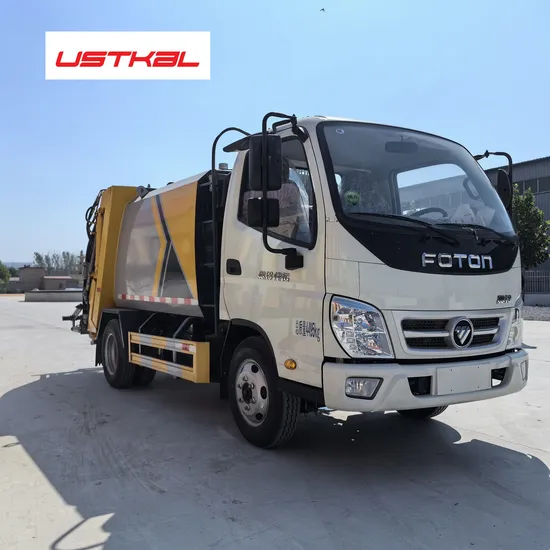 Factory Direct Sale Foton Aoling Compression Garbage Truck 5cbm for Efficient Waste Vehicle