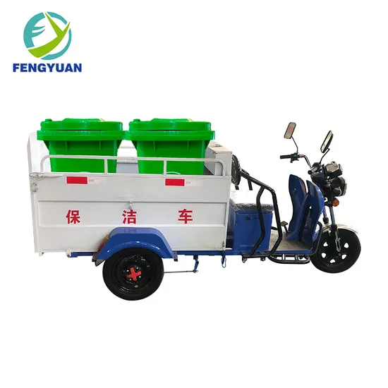 Fengyuan 300kg Capacity Mini Garbage Truck Rear Loader Rubbish Truck