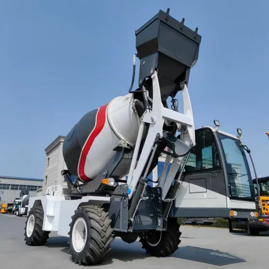 China 3.5m3 Concrete Self Loading Cement Mixer Truck with Loader