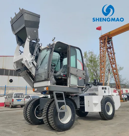 China Mobile Self Loading Ready Mix Concrete Drum Mixing Truck in Russia